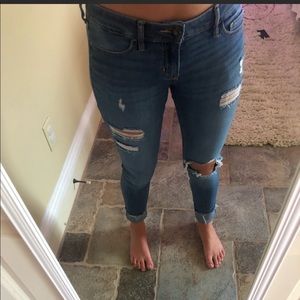Hollister distressed jeans